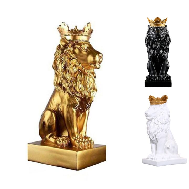 abstract-crown-lion-statue-home-office-bar-male-lion-faith-resin-sculpture-crafts-animal-art-decor-ornaments