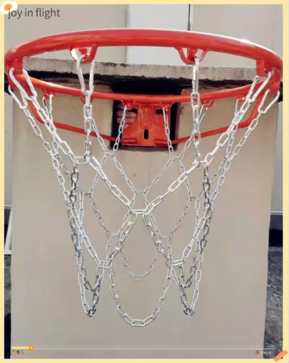 (Fast Delivery) Professional Galvanized Steel Metal Chain Basketball