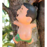 bonanzashop Clay doll ตุ๊กตาแต่งสวน ตุ๊กตาดินเผา ตุ๊กตาเกาะต้นไม้ ตุ๊กตาปั้นมือ Gift For You เพื่อคนสำหรับเช่นคุณโดยเฉพาะ