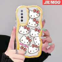 เคส JIUMOO สำหรับ Huawei Nova 7 SE Nova 7 Pro Nova 9 SE Nova 11 SE Nova 10 SE Honor 20เคสปลาดาวแพททริกน่ารักลายคลื่นเนื้อครีมเคสมือถือกันกระแทกแบบใสนิ่มโปร่งใสลายกล้องถ่ายรูปฝาครอบป้องกันซิลิกาเจลที่สร้างสรรค์