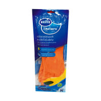 ซอฟท์ดราย ถุงมือยางธรรมชาติ ขนาด M 13 นิ้ว สีส้ม แพ็ค 3 ชิ้น - Sofdri Orange Glove 13" M x 3 pcs