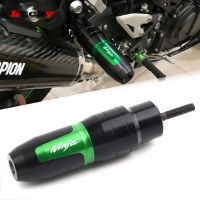 ♂ High Quality For KAWASAKI NINJA250 NINJA300 NINJA 250 NINJA 300 Motorcycle CNC Frame Crash Pads Exhaust Sliders Crash Protector