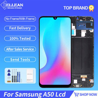 6.4นิ้วจอแสดงผล A505สำหรับ Samsung Galaxy A50 LCD Touch Panel Screen Digitizer A505F A505F ddaassembly พร้อมกรอบจัดส่งฟรี