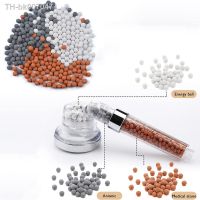 ∋  Shower Head Replacement Beads Filter Energy Anion Mineralized Negative Ions Ceramic Balls Bathroom Water Purification Stones