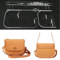 Japan Steel Blade Ladies Single Shoulder Bag Satchel Acrylic Design Pattern Template DIY Leather Mobile Phone Package Version