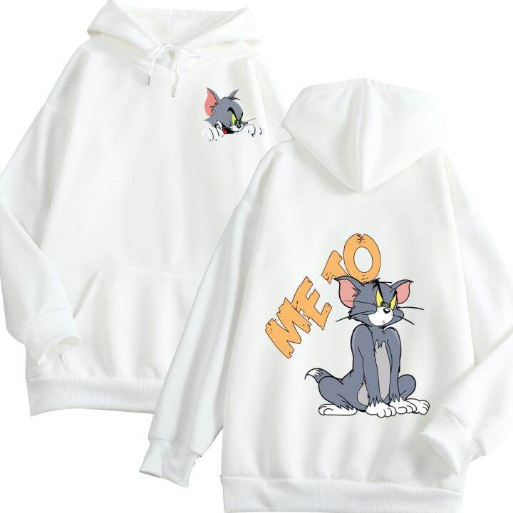 เสื้อกันหนาวแขนยาว-มีฮู้ด-แบบสวมหัว-ลาย-tom-and-jerry-lvoers