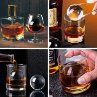 hot【cw】 Maker Silicone Whiskey Tray Sphere 2.35 Inch Transparent Round Mold