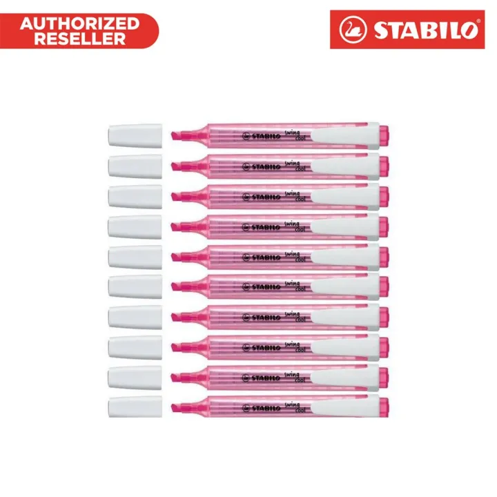 Stabilo swing cool highlighters pink 10s lazada ph