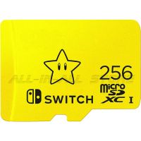 จอยเกม Nintend Switch ใหม่256GB ดาวสีเหลือง Microsdxc การ์ดความจำความเร็วที่รวดเร็วสำหรับ Nintendo Switch / OLED / Lite คอนโซลเกม