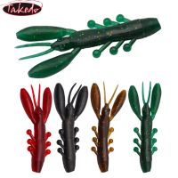 【YD】 TAKEDO 8CM 6G 5PCS/BAG Rubber Material Floating Bait Soft Fishing Shrimp Lures Perch Bass