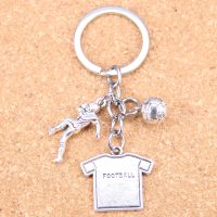 20pcs DIY Keychain 3D football soccer player sporter clothes shoes Pendants Men Jewelry Car Key Chain Souvenir For Gift