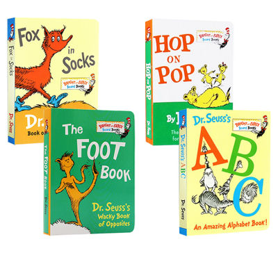 Dr Seuss ABC / fox in socks / the foot book / hop on pop