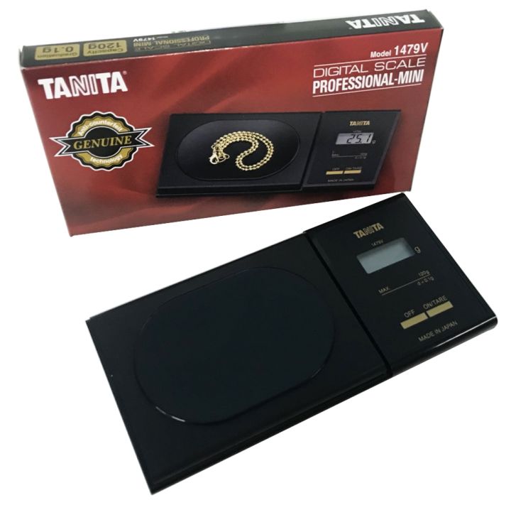 tanita-1479v-professional-เครื่องชั่งน้ำหนักดิจิตอล-ชั่งเพชรพลอย-เครื่องประดับ-ชั่งทอง-mini-scale-0-1-120-กรัม-made-in-japan-ส่งฟรี