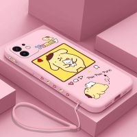 ซองโทรศัพท์ Sanrio Pom Pom Purin สำหรับซัมซุง A81 A53 A91 A50 A12 A22S A52 A51 A72 A71 A32 A22 A20 A30 A21S A12 A02S A11 4G 5G