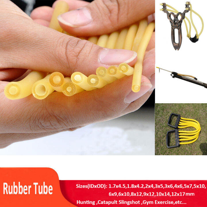 【CW】1235M Natural Latex Rubber Hoses Inner Dia 1.6mm 12mm High Resilient Elastic Surgical Tube