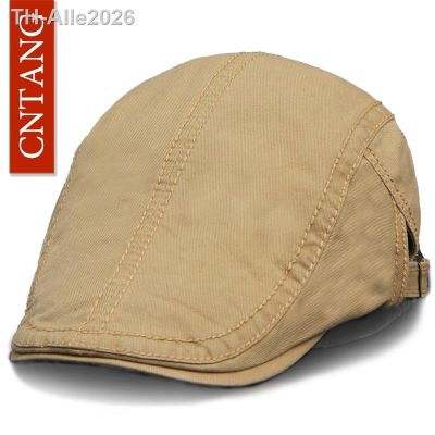 ☬✴卍 CNTANG 6 Colors Classic Color Berets Fashion Cotton Caps Men Flat Hat Brand Beret