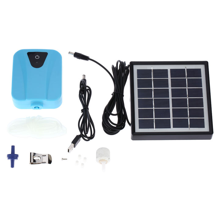 solar-powereddc-charging-oxygenator-water-oxygen-pump-pond-aerator-with-1-air-stone-aquarium-airpump-2lmin