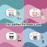 READY STOCK!  For Edifier Fit Pods Case Cartoon Innovation Series for Edifier Fit Pods Casing Soft Earphone Case Cover