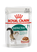 [ส่งฟรี] Royal Canin Instinctive +7 Gravy อาหารแมวแบบเปียกชนิดซอง สำหรับแมวสูงอายุ 7 ปีขึ้นไป 12ซอง