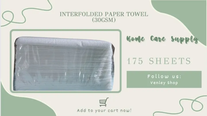 Interfolded Paper Towel Sheets Virgin Pulp Gsm Lazada Ph