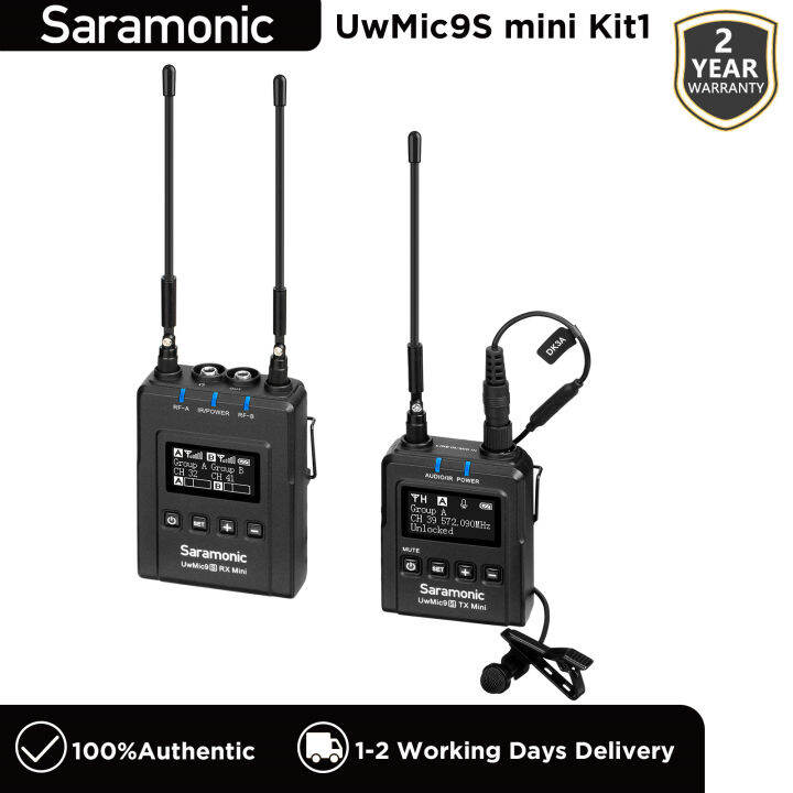 Saramonic Wireless Lavalier Microphone With Mono/Stereo, Audio Monitor
