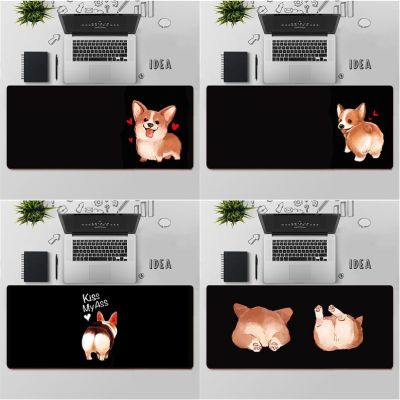 FHNBLJ Top Quality Cute Corgi ass cartoon Dog Durable Rubber Mouse Mat Pad Free Shipping Large Mouse Pad Keyboards Mat Basic Keyboards