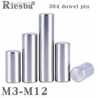 ✈♟ 2-25 PCS Cylindrical Pin M3 M4 M6 M8 M10 M12 Fastener Solid Dowle Pin 304 Stainless Steel GB119 Locating Pin