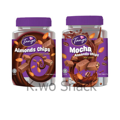 Tango Mocha Almonds chips / Almonds Chips ช็อกโกแลตแทงโก้ม็อคค่าและแทงโก้ ช็อกโกแลตเคลือบอัลมอนด์