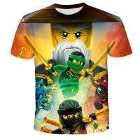 ชายหญิงเสื้อผ้า Ninjago Kai การ์ตูนเสื้อเด็ก Tees แฟชั่นเสื้อยืดที่น่าสนใจ es ฤดูร้อนแขนสั้นเด็ก O-Neck