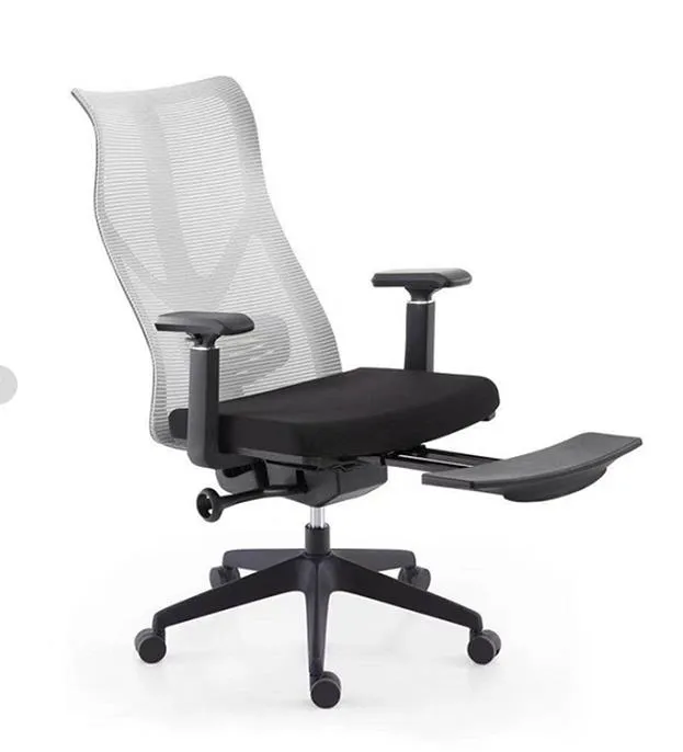 KRUZO Executive High Back Mesh Chair With Foot Rest | Lazada PH
