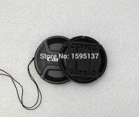 49 52 55 58 62 67 72 77 82 Mm Center Pinch Snap-On Cap Cover สำหรับฝาปิดเลนส์