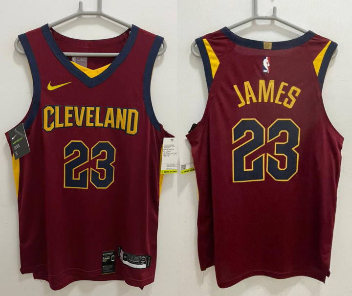 Cleveland Cavaliers Nike Authentic Custom Jersey Maroon - Icon Edition