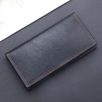 Wallet Mens Long Super Wave Trend Student Simple Soft Oil Wax Leather Clip Youth Business Vintage Multi-card Wallet Coin Purse