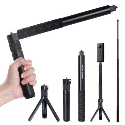 Bullet Time Handheld Invisible Selfie Stick Set for Insta360 ONE X X2 RS R Gopro Max Grip 360 Rotation Tripod Monopod