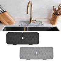 【cw】 Silicone Faucet Catcher Absorbent Catching Splashes Dishwasher Safe Sink Guard