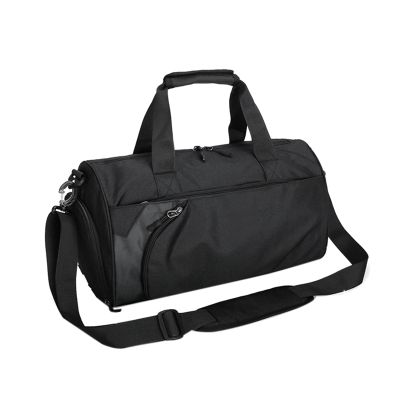 1 PCS Sports Gym Bag Travel Duffel Bag with Wet Pocket and Shoe Compartment Lightweight Workout Bag for Sports Black