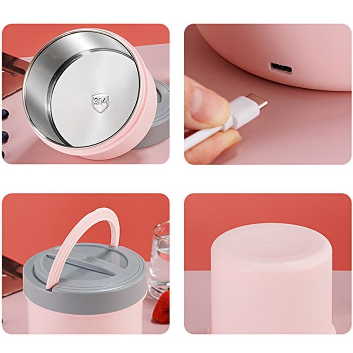 Portable Food Warmer Personal Mini Portable Oven - 110V Electric Heated  Lunch Box for Work and 12V 24V 110V 3-in-1 Car Food Warm - AliExpress