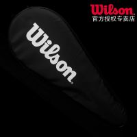 Wilson Wilson ถุงไม้เทนนิสป้องกันที่วางกระป๋องกำมะหยี่,ถุงป้องกันแบบดั้งเดิมสองกระเป๋าเทนนิส