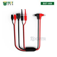 BST-059 Multi-Purpose DC output Pure Cooper line fast transmission Power Supply Test Cable For Mobile Phone Repair Tools