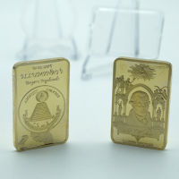 2PCS 1 Oz 1776 Masonic 24K .999 Gold Clad Bullion Bar Freemasonry Illuminati สัญลักษณ์หายาก เหรียญ