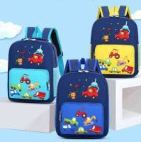Palito กระเป๋าอนุบาล เด็กนักเรียน ลายรถ (2-6 ปี) School Bag กระเป๋าเป้ สะพายหลัง (BPL15S5-001) พร้อมส่ง!!!