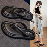 【Ready】? pers for women to summer 23 new casl flat -slip shoes thick-soled summer flip-flops