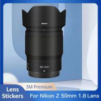 สำหรับ Nikon Z 50มิลลิเมตร F1.8 S ป้องกันรอยขีดข่วนกล้องเลนส์สติ๊กเกอร์เสื้อห่อฟิล์มป้องกันร่างกายป้องกันผิวปก Z50mm F 1.8 F1.8S