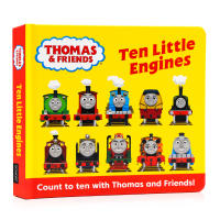 Small train Thomas and friends Thomas &amp; friends ten little engines English original picture book count to ten digital enlightenment paperboard book picture story book