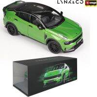 Bburago 1:18 Lynk &amp; Co 03รูปแบบการแบบจำลองรถจากโลหะอัลลอยด์พลังงานใหม่ของขวัญเครื่องประดับคลาสิคการหล่อแบบคงที่