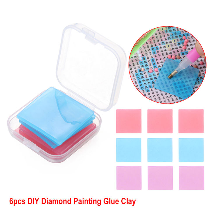 GTGTF4213 Embroidery Nail Tools Point Drill Pen Storage Container Diamond  Painting Glue Clay Drilling Mud Storage Box Diamond Painting Glue