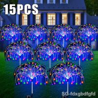 【LZ】❈  Outdoor Waterproof Solar LED Pathway Lights Garden Decor Firework Fairy Lawn Lamp Pátio Passarela Quintal