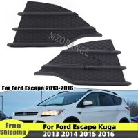 รถหมอกกันชนสำหรับ Ford Escape Kuga 2013 2014 2015 2016ไฟหน้ากรอบ Drl Molding Guard ตกแต่งรถอุปกรณ์เสริม