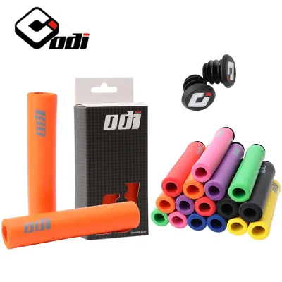 ODI 2PCS bicycle handle grip Soft 22.2mm silicone grip cover for mountain bike road bike folding bike bicycle accessories