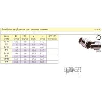 KOKEN 3440A-7/16 บ๊อกข้ออ่อน 3/8"-6P-7/16" | MODERNTOOLS OFFICIAL